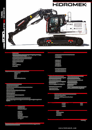 Excavadoras de orugas Hidromek HMK 230 LC TX 