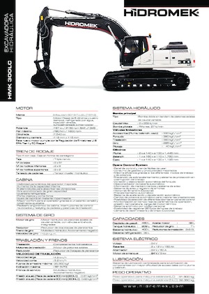 Excavadoras de orugas Hidromek HMK 300 LC PLUS