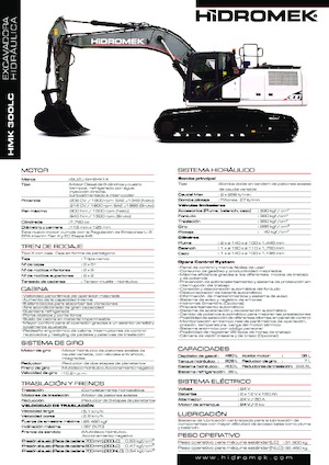 Excavadoras de orugas Hidromek HMK 300 LC PLUS