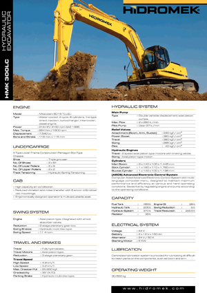 Excavadoras de orugas Hidromek HMK 300 LC