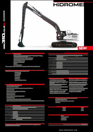 Excavadoras de orugas Hidromek HMK 310 LC LR 
