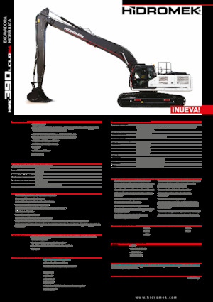Excavadoras de orugas Hidromek HMK 390 LC LR
