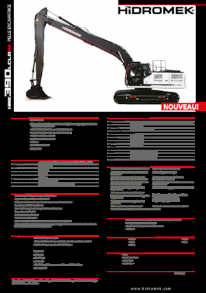 Excavadoras de orugas Hidromek HMK 390 LC LR