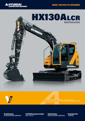 Excavadoras de orugas Hyundai HX130ALCR
