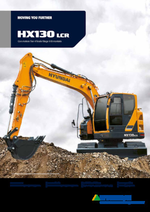 Excavadoras de orugas Hyundai HX130LCR