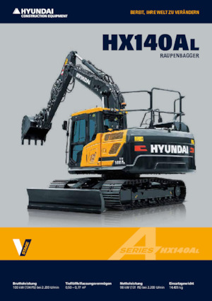 Excavadoras de orugas Hyundai HX140AL