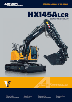 Excavadoras de orugas Hyundai HX145ALCR