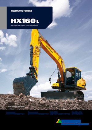 Excavadoras de orugas Hyundai HX160LD