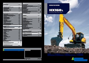 Excavadoras de orugas Hyundai HX160LD