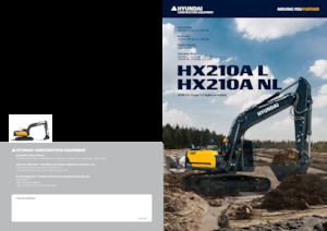 Excavadoras de orugas Hyundai HX210AL