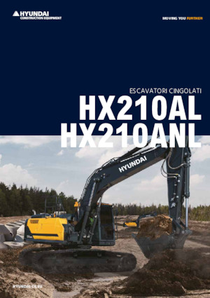 Excavadoras de orugas Hyundai HX210AL