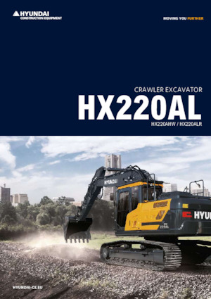 Excavadoras de orugas Hyundai HX220AL