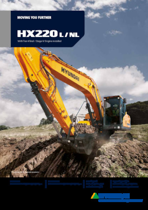 Excavadoras de orugas Hyundai HX220NL
