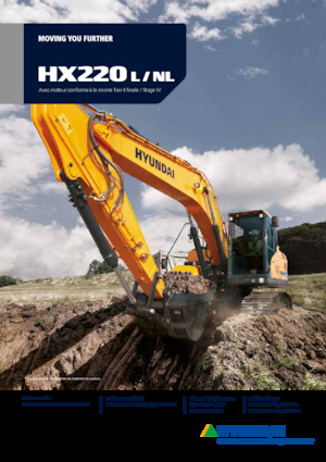 Excavadoras de orugas Hyundai HX220L