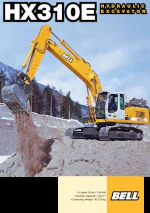Excavadoras de orugas Bell HX310E