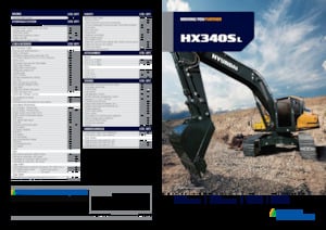 Excavadoras de orugas Hyundai HX340L