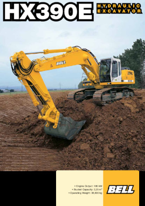 Excavadoras de orugas Bell HX390E