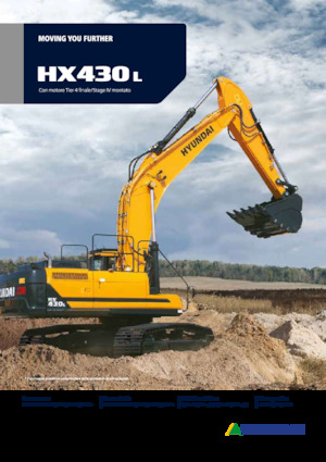 Excavadoras de orugas Hyundai HX430L