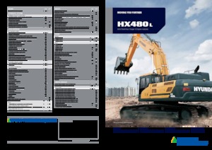 Excavadoras de orugas Hyundai HX480L