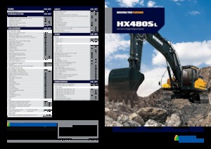 Excavadoras de orugas Hyundai HX480SL