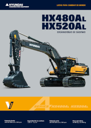 Excavadoras de orugas Hyundai HX520AL