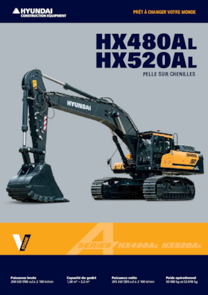 Excavadoras de orugas Hyundai HX520AL