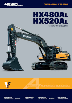 Excavadoras de orugas Hyundai HX480AL