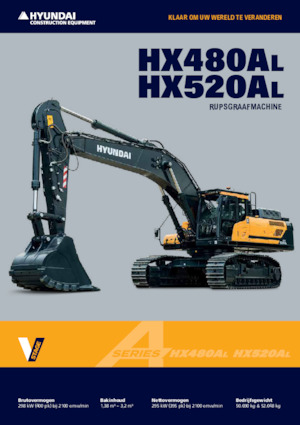 Excavadoras de orugas Hyundai HX520AL