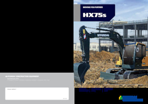 Excavadoras de orugas Hyundai HX75S