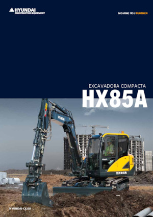 Excavadoras de orugas Hyundai HX85A