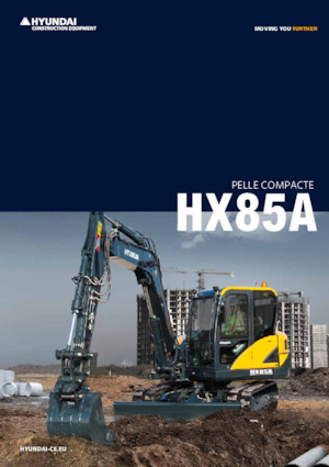 Excavadoras de orugas Hyundai HX85A