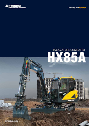 Excavadoras de orugas Hyundai HX85A