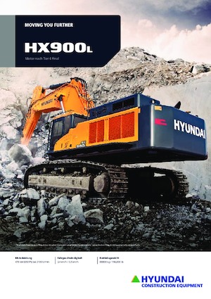 Excavadoras de orugas Hyundai HX900L