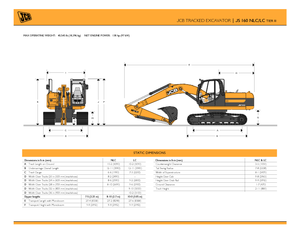 Excavadoras de orugas JCB JS 160 LC