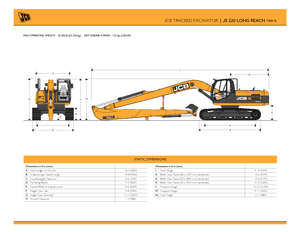 Excavadoras de orugas JCB JS 220 LR