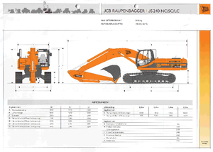 Excavadoras de orugas JCB JS 240 LC
