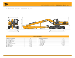 Excavadoras de orugas JCB JS 260 LR