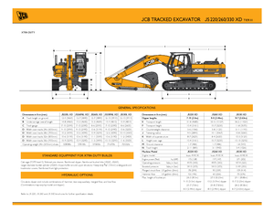 Excavadoras de orugas JCB JS 330 NL XD