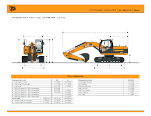 Excavadoras de orugas JCB JS160