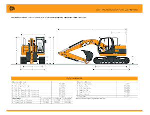 Excavadoras de orugas JCB JZ140