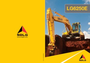 Excavadoras de orugas SDLG LG6250E 