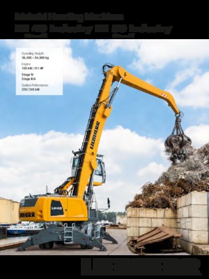 Manipuladores de materiales Liebherr LH 50 C High Rise Port Litronic