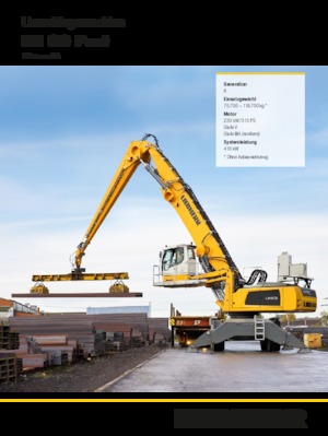 Manipuladores de materiales Liebherr LH 80 C Port Litronic