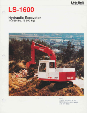 Excavadoras de orugas Link-Belt LS-1600