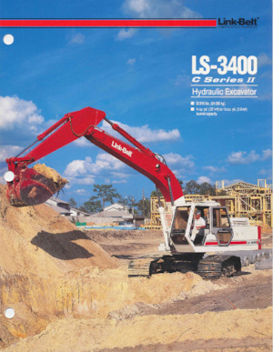 Excavadoras de orugas Link-Belt LS-3400 C II
