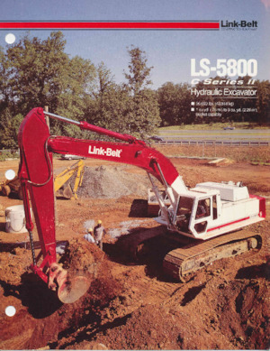 Excavadoras de orugas Link-Belt LS-5800 C II