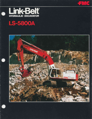 Excavadoras de orugas Link-Belt LS-5800A