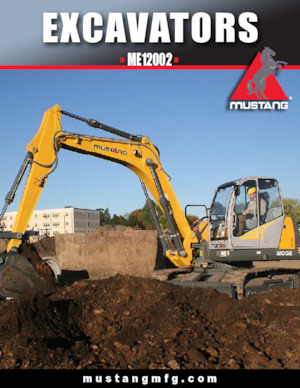 Excavadoras de orugas Mustang ME12002