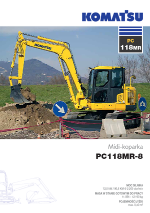 Excavadoras de orugas Komatsu PC118MR-8