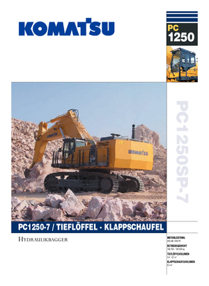 Excavadoras de orugas Komatsu PC1250SP-7